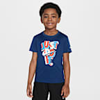 Nike Dri-FIT Little Kids' Icon Tee - Midnight Navy