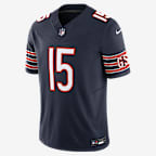 Rome Odunze Chicago Bears Men's Nike Dri-FIT NFL Limited Jersey - Navy