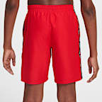 Shorts de vóleibol de 18 cm para niño Nike Swim Logo Tape Lap