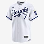 Jersey Nike Dri-FIT ADV de la MLB Limited para hombre Bobby Witt Jr. Kansas City Royals - Blanco