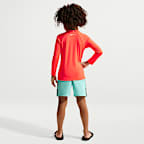 Playera de manga larga para niño talla pequeña Nike Swim Hydroguard Essential