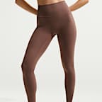 Legging taille haute coupe longue sans couture avant Nike Zenvy pour femme