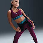 Legíny Dri-FIT Nike Pro se zářivými prvky pro větší děti (dívky)