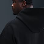 Nike Solo Swoosh Fleece-Kapuzenjacke mit durchgehendem Reißverschluss (Herren)