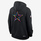 Dallas Cowboys Crucial Catch Sideline Men's Nike Dri-FIT NFL Pullover Hoodie
