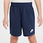 Ensemble t-shirt imprimé et short en molleton léger Nike pour enfant