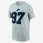 Aidan Hutchinson Detroit Lions Rivalries Collection Men's Nike NFL T-Shirt - Silver