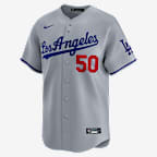 Mookie Betts Los Angeles Dodgers Men's Nike Dri-FIT ADV MLB Limited Jersey - Grey