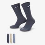 Klasyczne skarpety treningowe Nike Everyday Plus Cushioned (3 pary) - Wielokolorowe