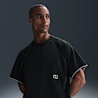 Playera de fitness de manga corta de tejido Fleece Dri-FIT para hombre Nike Heritage