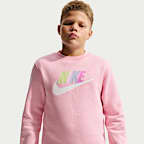Nike Sportswear Club Fleece Big Kids' Sweatshirt (Extended Size)