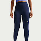 Leggings tiro alto de 7/8 con bolsillos para mujer Nike One