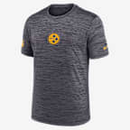 Pittsburgh Steelers Sideline Team Issue Velocity Men's Nike Dri-FIT NFL T-Shirt - Black