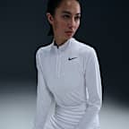 Playera de golf Dri-FIT ADV de medio cierre para mujer Nike Tour