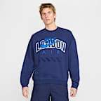 Sudadera de cuello redondo de tejido Fleece para hombre Nike Air "London"