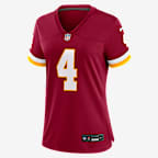 Jersey Nike de la NFL Game para mujer Luke McCaffrey Washington Commanders - Burdeos