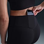 Nike Universa Women's High-Waisted 7/8 Leggings with No Front Seam