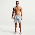 Nike Swim Breaker Men's Ripple Texture 7" Brief-Lined Volley Short