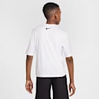 Playera de manga corta Dri-FIT para niño talla grande Nike Swim Hydroguard