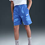 Shorts de French Terry para niños talla grande Nike Sportswear Club