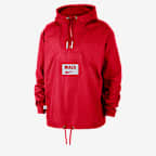 Chamarra tipo anorak Nike de la NBA para hombre Chicago Bulls Club Courtside