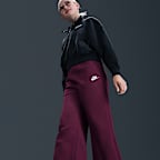 Pants de pierna ancha para niña Nike Sportswear Club Fleece