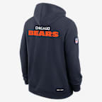 Chicago Bears Initial Home Sideline Men's Nike Dri-FIT NFL Pullover Hoodie
