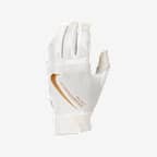 Guantes de bateo para softball Nike Hyperdiamond Select - Blanco