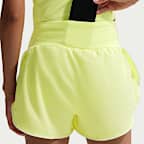 Nike Tempo Flow Swoosh Women's Dri-FIT Mid-Rise Brief-Lined Running Shorts