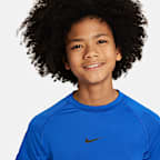 Nike Pro Big Kids' (Boys') Dri-FIT Short-Sleeve Top