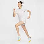 เสื้อวิ่งแขนสั้นผู้หญิง Dri-FIT Nike Trail