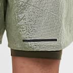 Nike Stride Running Division Men's 12.5cm (approx.) Dri-FIT Water-Repellent 2-in-1 Running Shorts