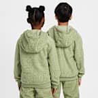 Nike Sportswear Club Fleece Big Kids' Full-Zip Winterized Hoodie