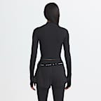 Top cropped de cuello alto para mujer NikeSKIMS Vintage Seamless