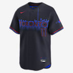 Jersey Nike Dri-FIT ADV de la MLB Limited para hombre Bo Bichette Toronto Blue Jays City Connect - Negro