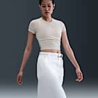 ナイキ スポーツウェア チル ニット ウィメンズ クロップド Tシャツ