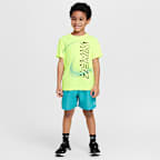 Nike Dri-FIT Playera Sidewinder Split para niños talla pequeña