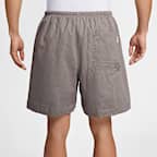 나이키 라이프 남성 라인드 리넨 쇼츠