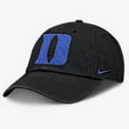 Duke Blue Devils Primetime Club Men's Nike College Adjustable Hat - Black