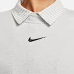 Sudadera oversized de cuello redondo de tejido Fleece para mujer Nike Sportswear Phoenix