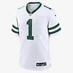 Jersey de fútbol americano Nike de la NFL Game para hombre Sauce Gardner New York Jets - Blanco