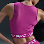Camiseta de tirantes Dri-FIT cropped para mujer Nike Pro