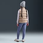 Pants ajustados de cintura alta para niñas talla grande Nike Sportswear Club Fleece