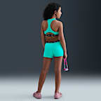Conjunto de shorts y bikini de espalda deportiva para niña talla grande Nike Swim