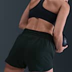 Nike One Women's Dri-FIT Mid-Rise 3" Brief-Lined Shorts