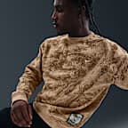 Sudadera de cuello redondo de tejido Fleece para hombre Nike Solo Swoosh