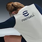 Strike Inter de Milán Camiseta de fútbol con cuello redondo de tejido Knit Nike Dri-FIT - Mujer