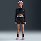 Nike Pro Big Kids' (Girls') Dri-FIT 5" Shorts