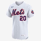 Pete Alonso New York Mets Men's Nike Dri-FIT ADV MLB Elite Jersey - White