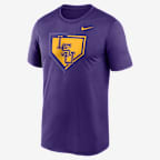 LSU Primetime Baseball Icon Legend Men's Nike Dri-FIT College T-Shirt - Purple